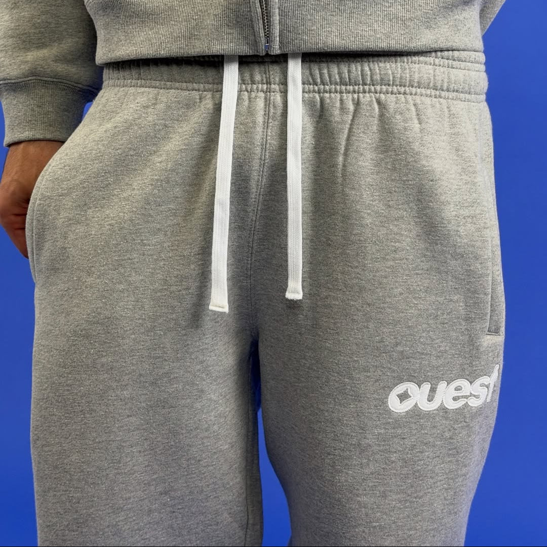 PANTALONS RELAXED FIT "OUEST" - GRIS