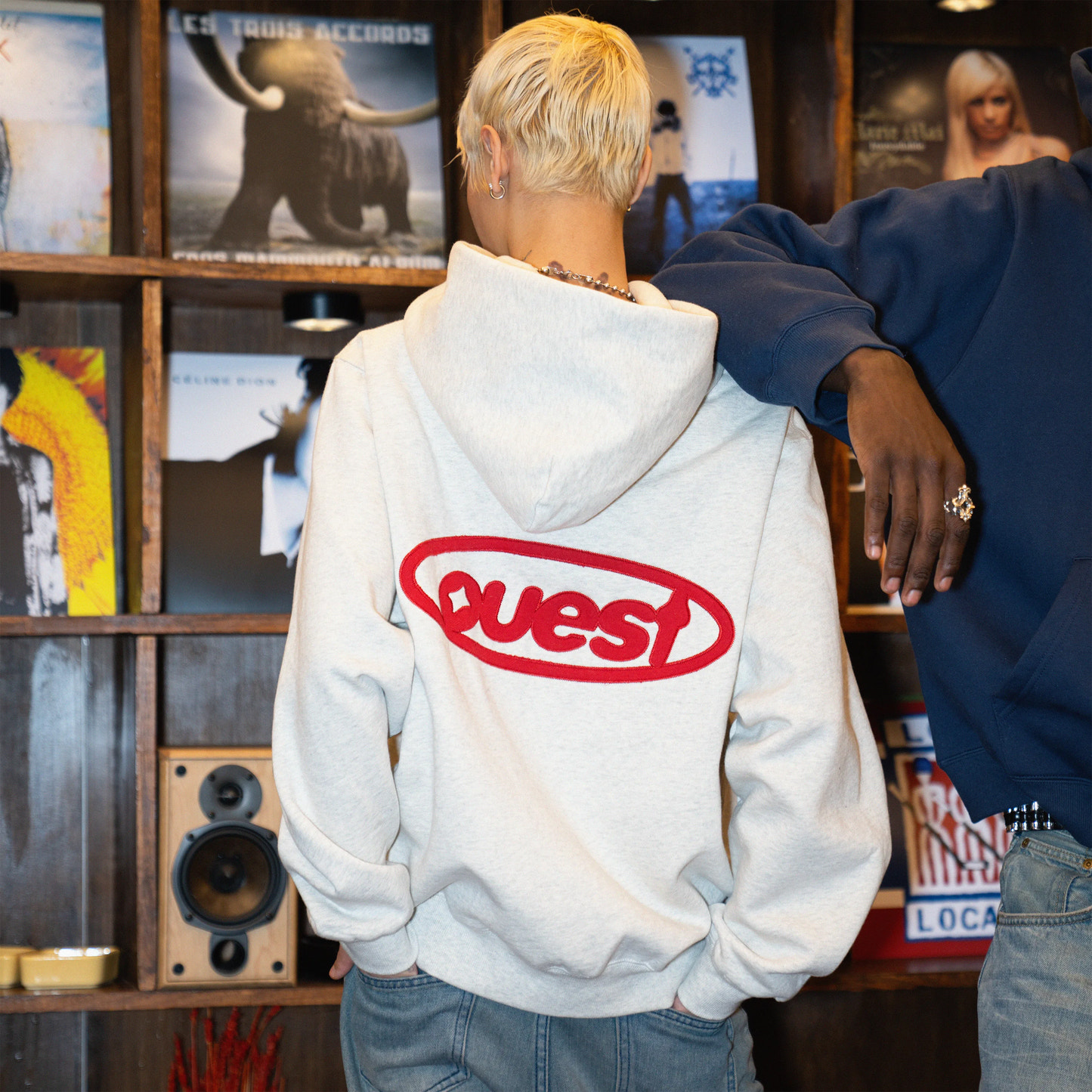 HOODIE "OUEST" - OAT