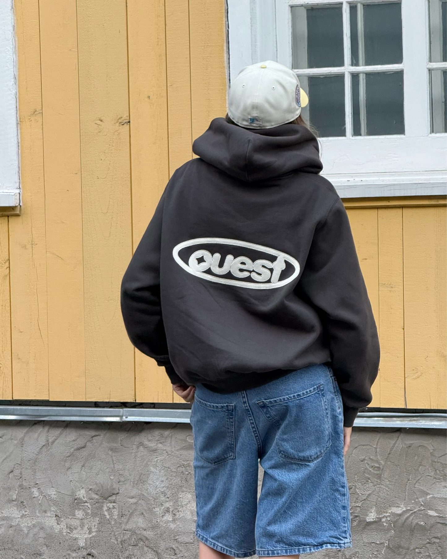 HOODIE "OUEST" - CHARCOAL
