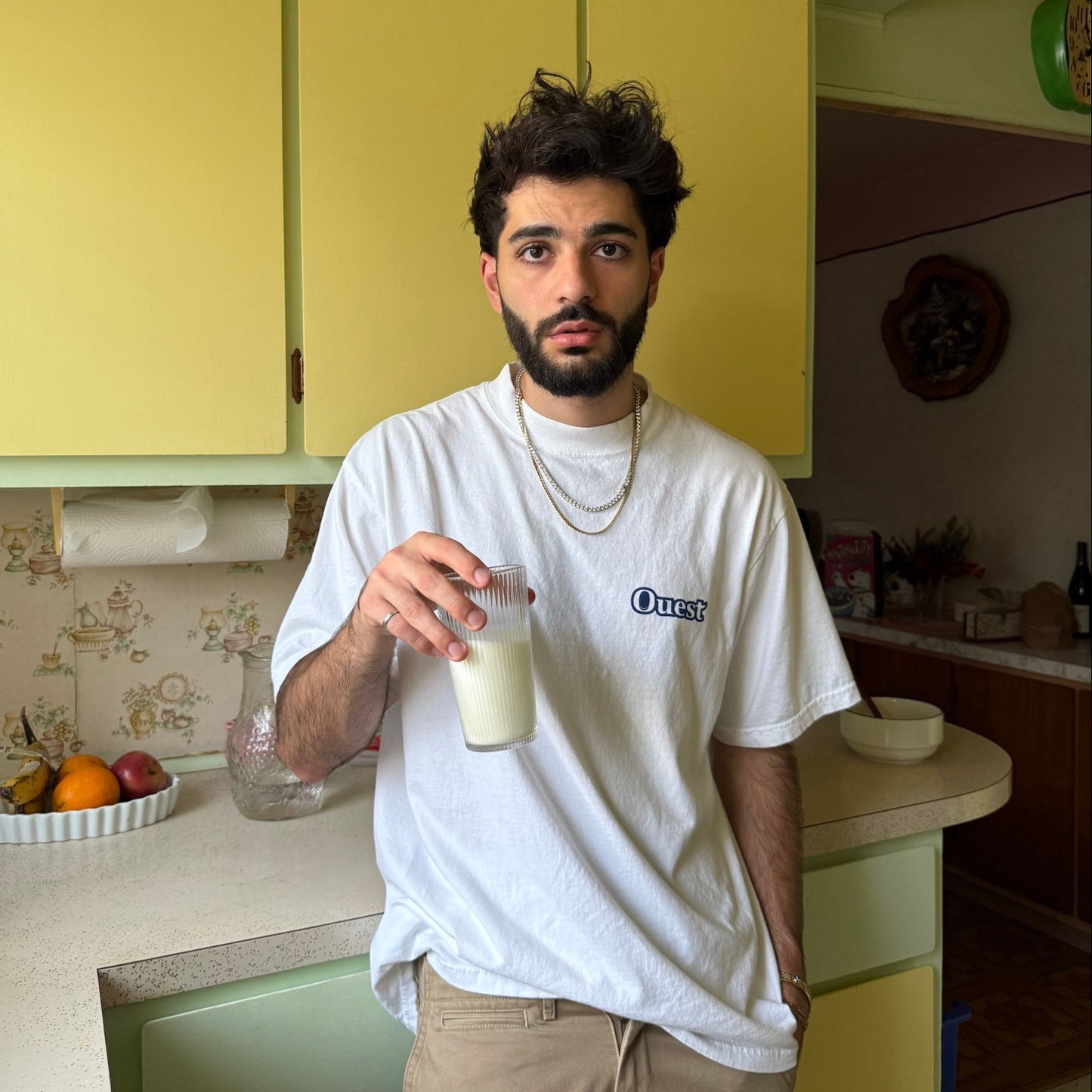 T-SHIRT "LAIT" - BLANC