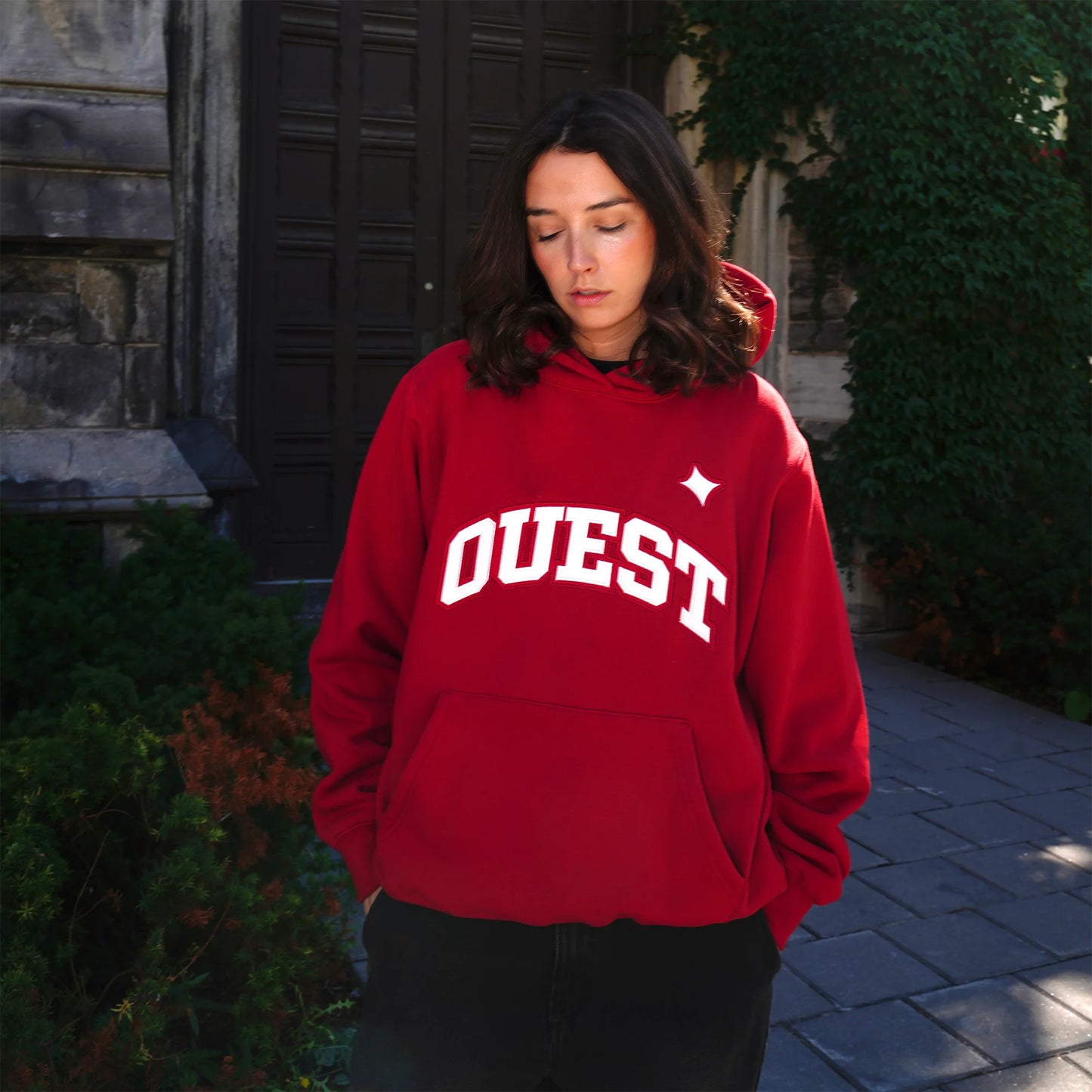 HOODIE “VARSITY” - ROUGE
