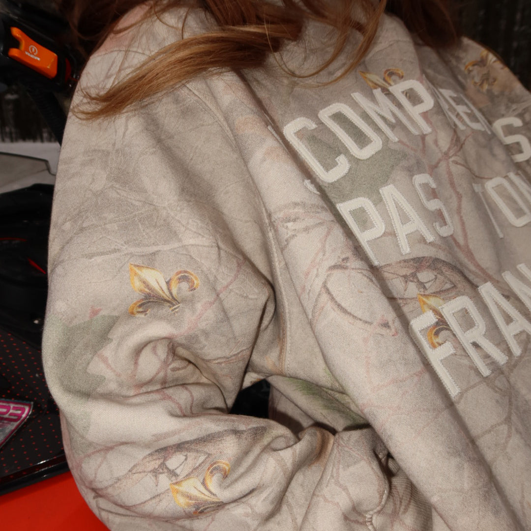 HOODIE “J’COMPRENDS PAS TON FRANÇAIS” - CAMO
