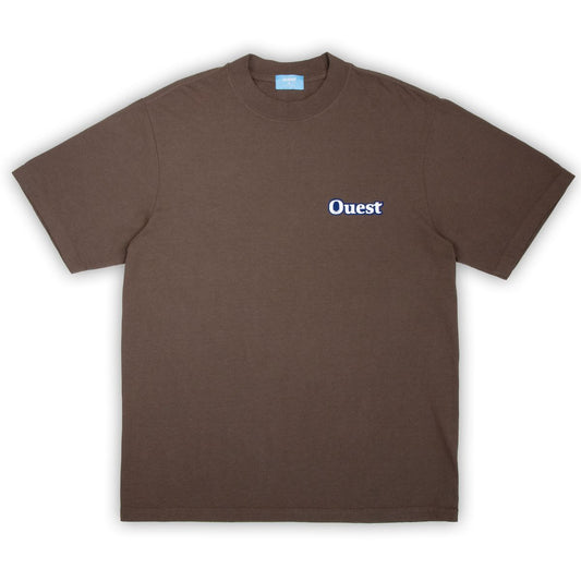 T-SHIRT "LAIT" - BRUN