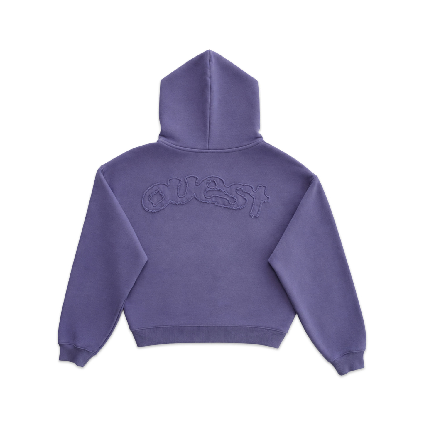 HOODIE "OUEST" DROP SHOULDER - BLEU MARIN