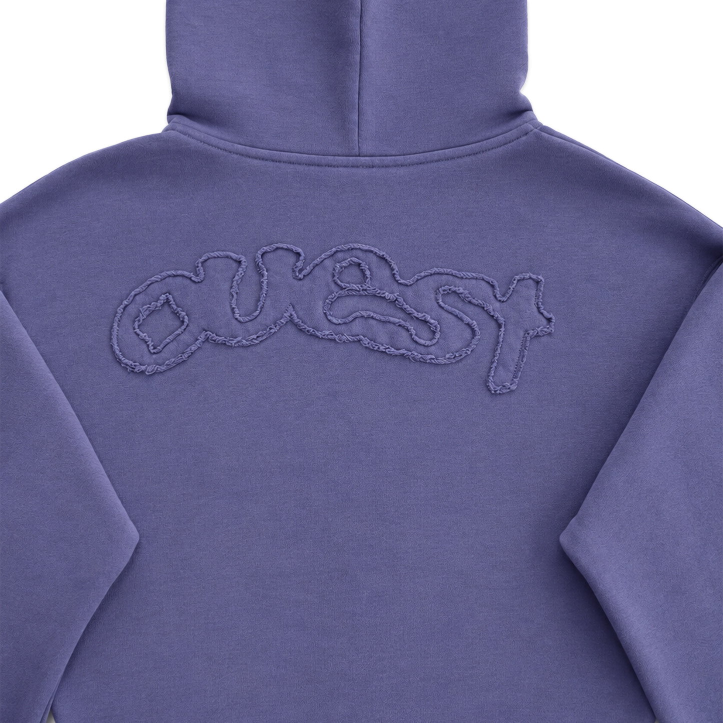 HOODIE "OUEST" DROP SHOULDER - BLEU MARIN