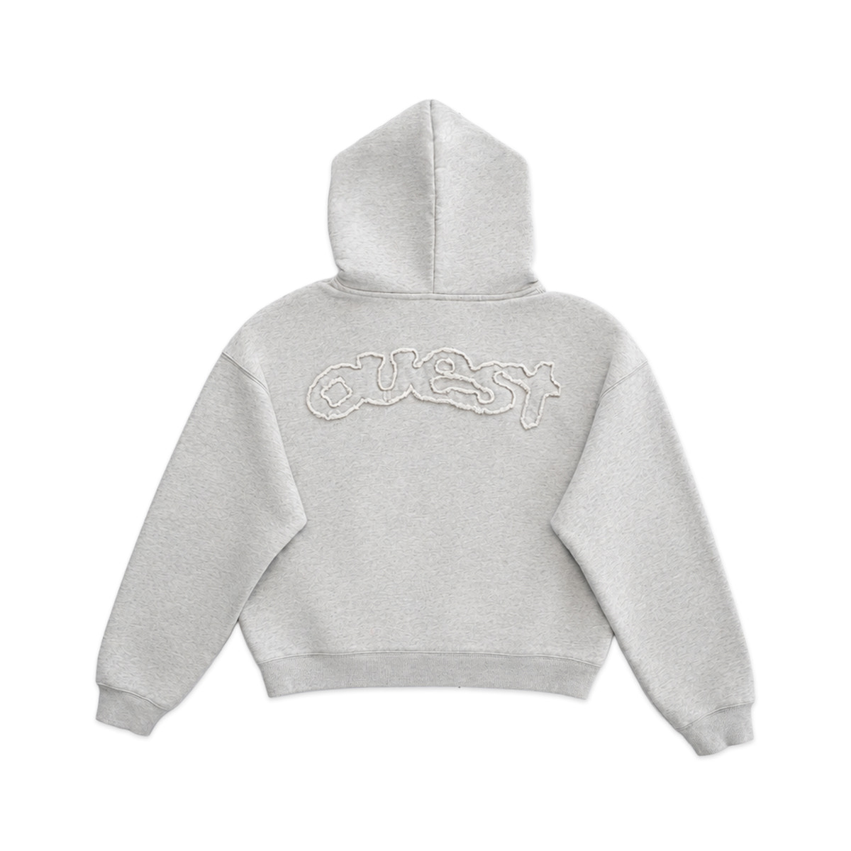 HOODIE "OUEST" DROP SHOULDER - GRIS