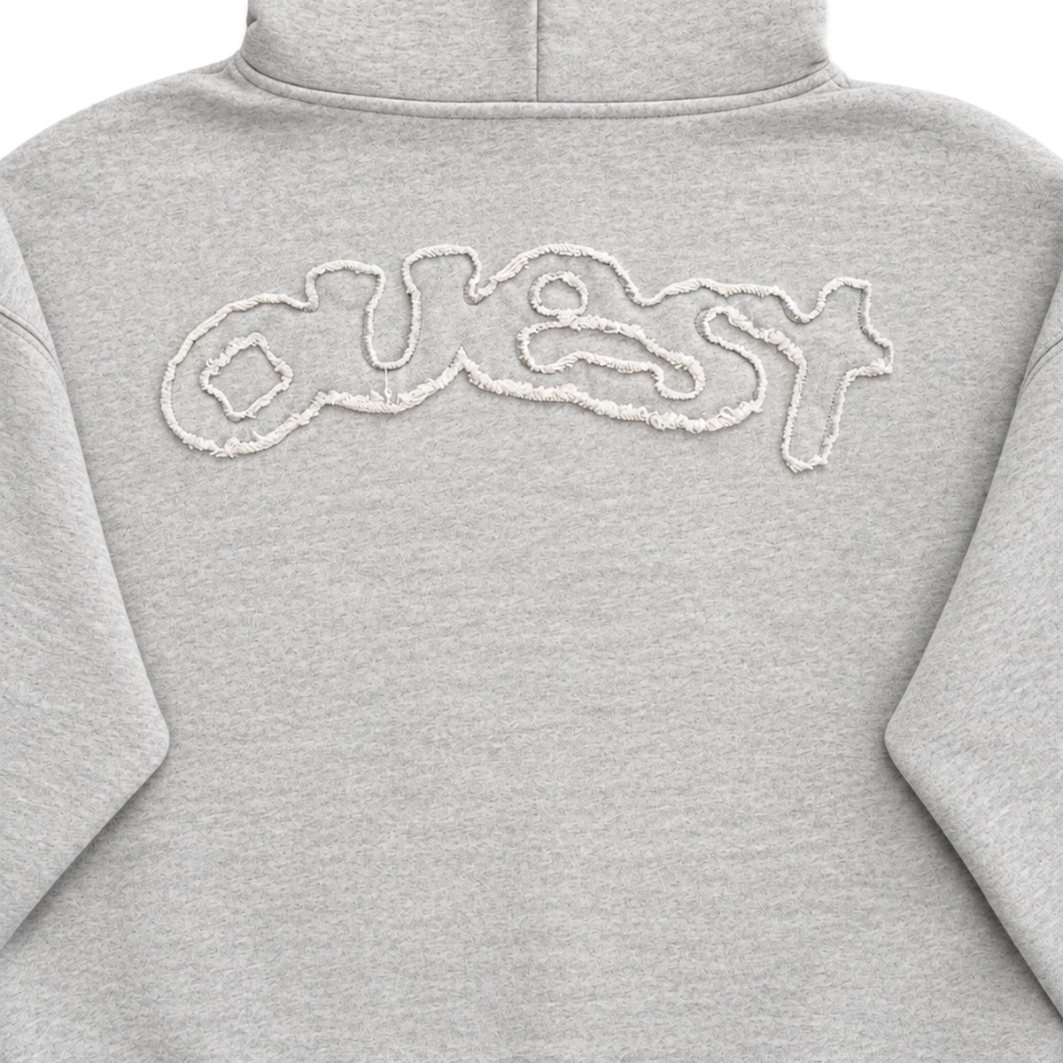HOODIE "OUEST" DROP SHOULDER - GRIS