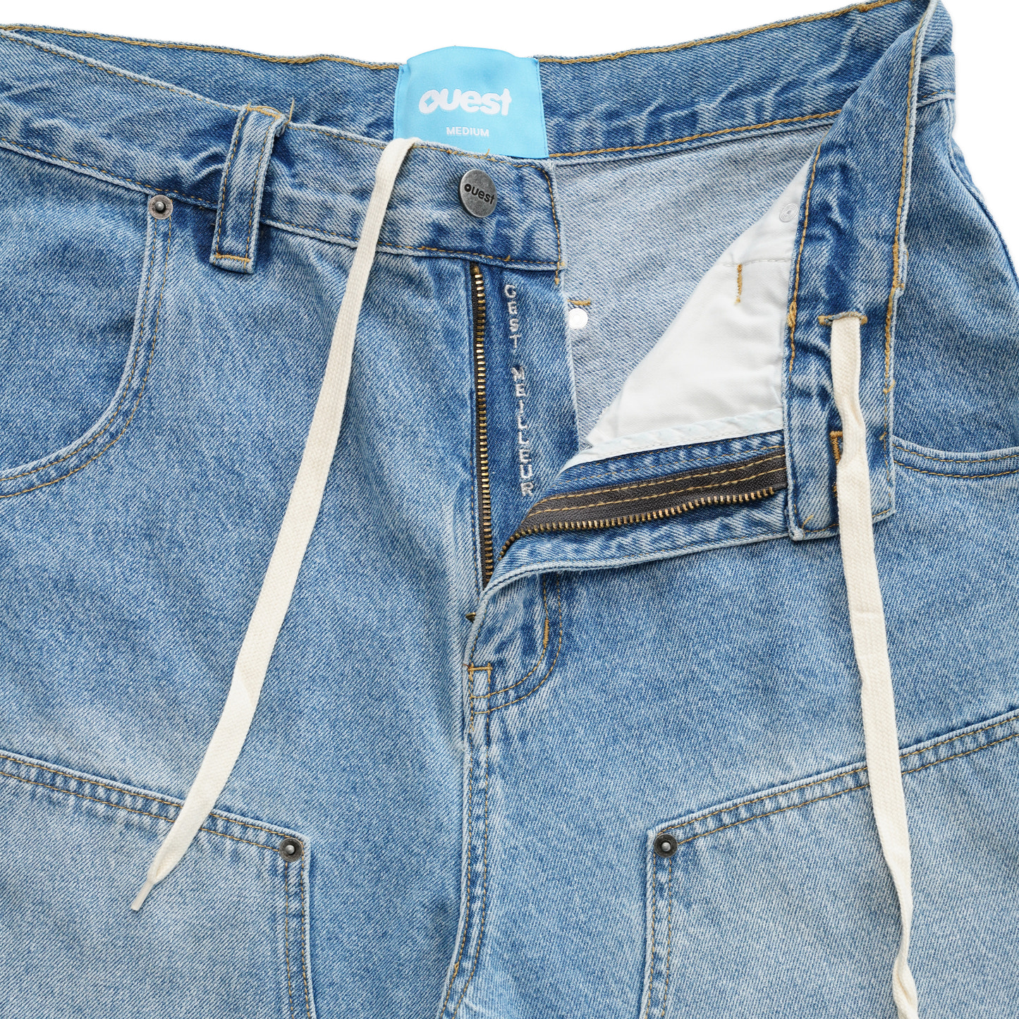 JORTS CARPENTER - BLEU
