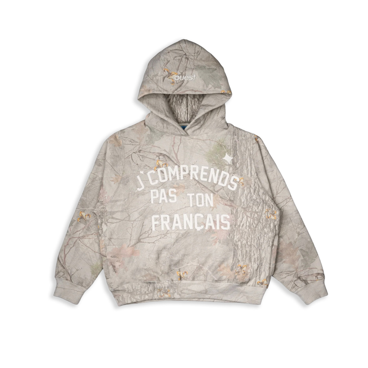 HOODIE “J’COMPRENDS PAS TON FRANÇAIS” - CAMO