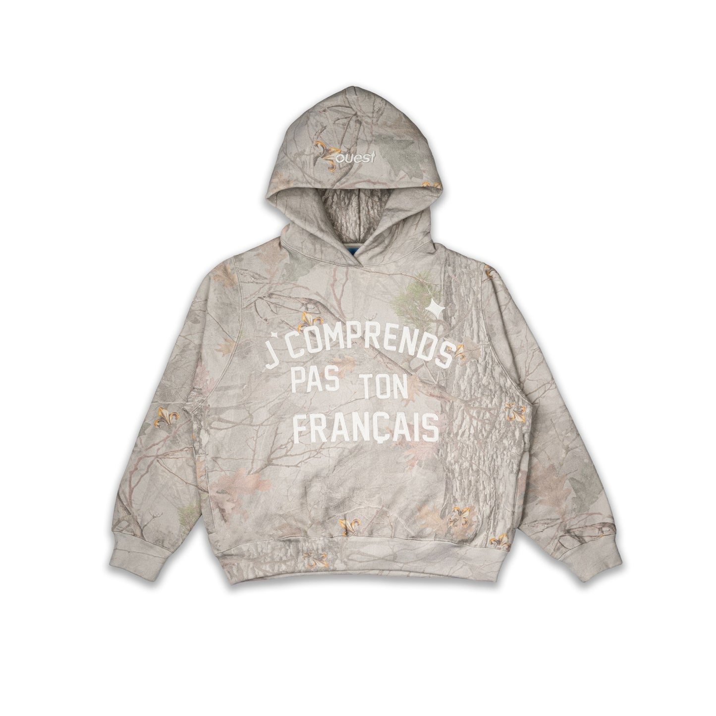 HOODIE “J’COMPRENDS PAS TON FRANÇAIS” - CAMO