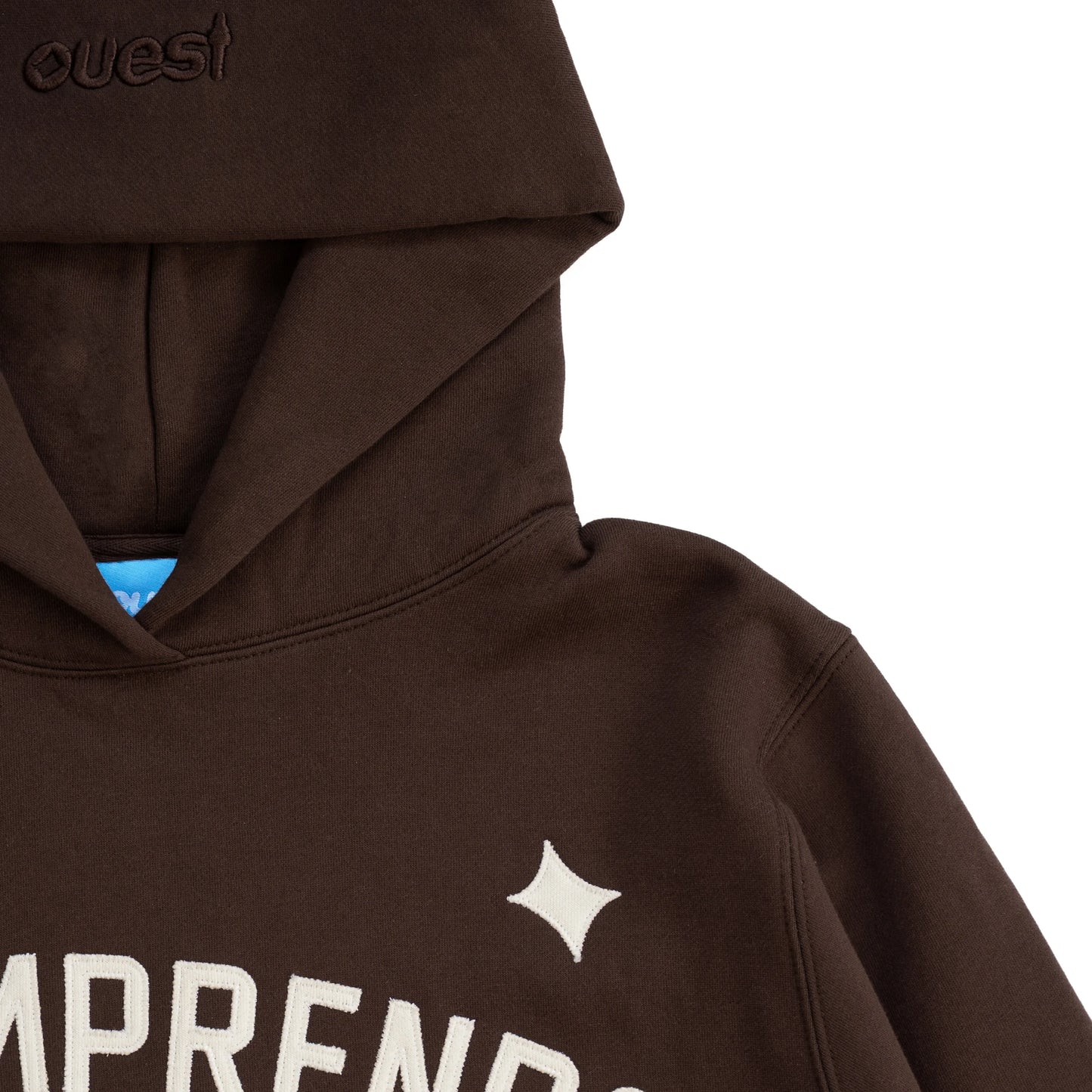 HOODIE “J’COMPRENDS PAS TON FRANÇAIS” - BRUN