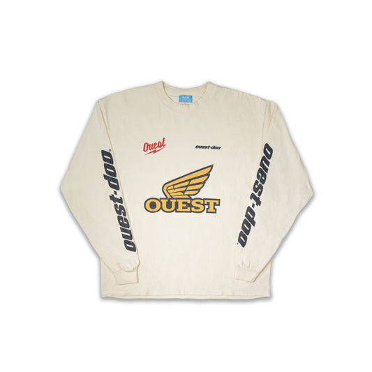 LONGSLEEVE "LOGOS" - CRÈME