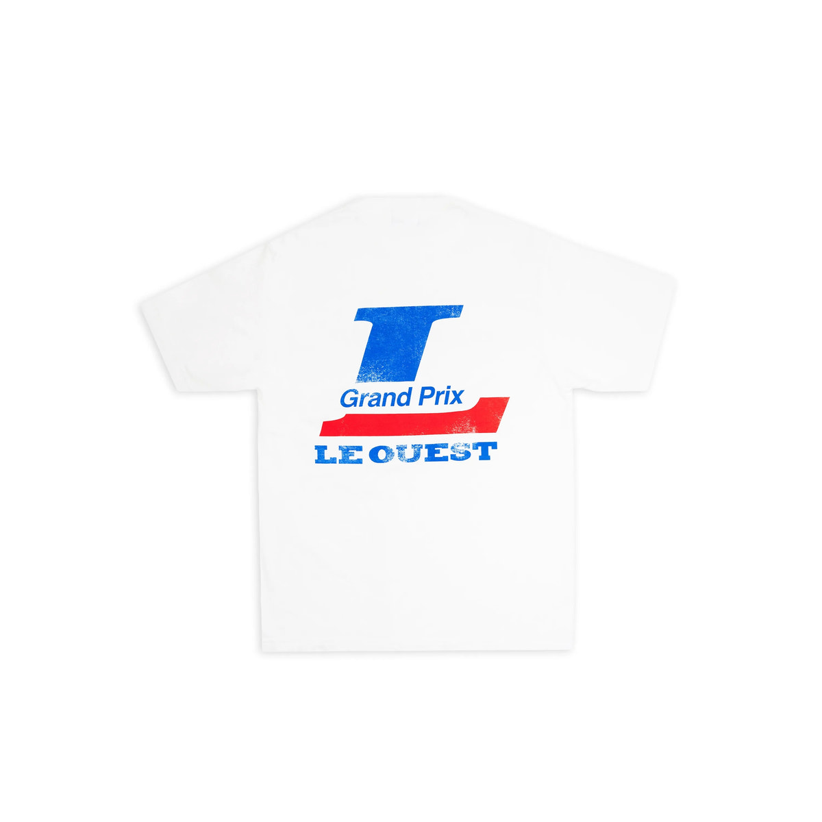 T-SHIRT "OUEST SPORT" REGULAR FIT - BLANC