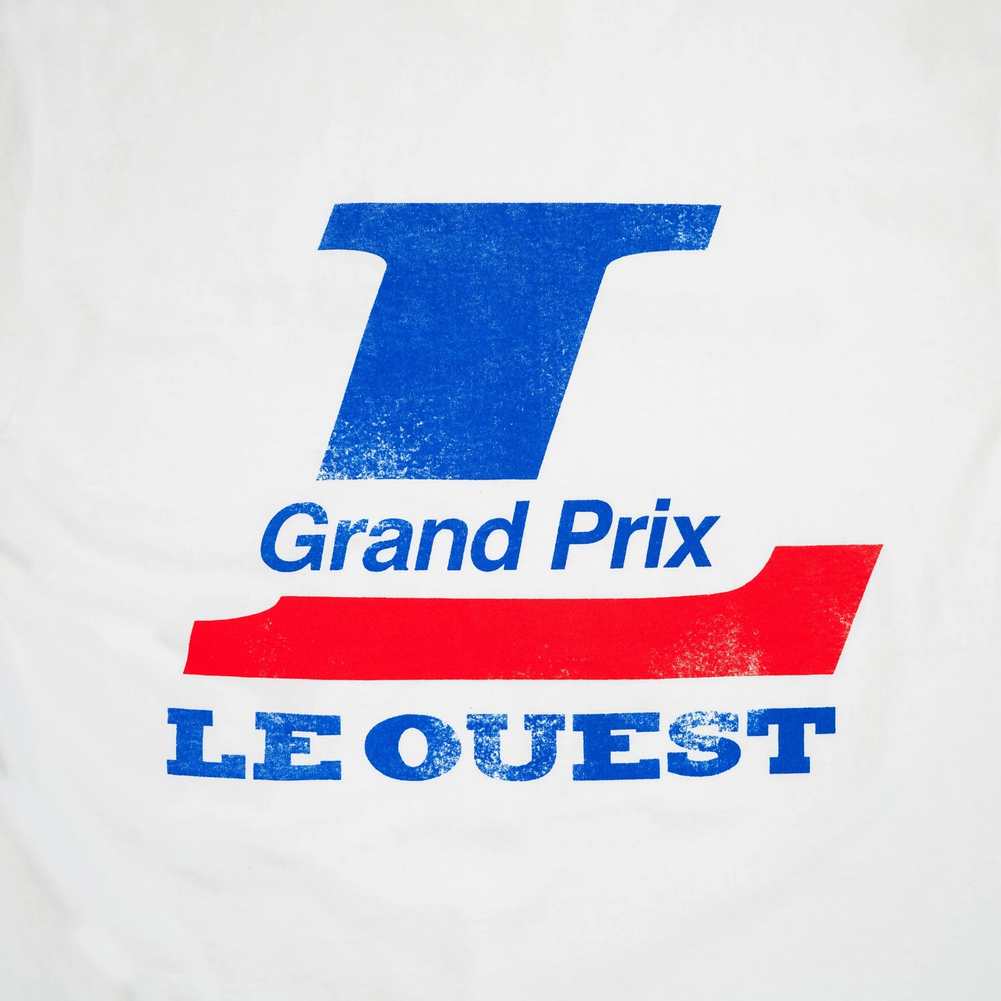 T-SHIRT "OUEST SPORT" REGULAR FIT - BLANC